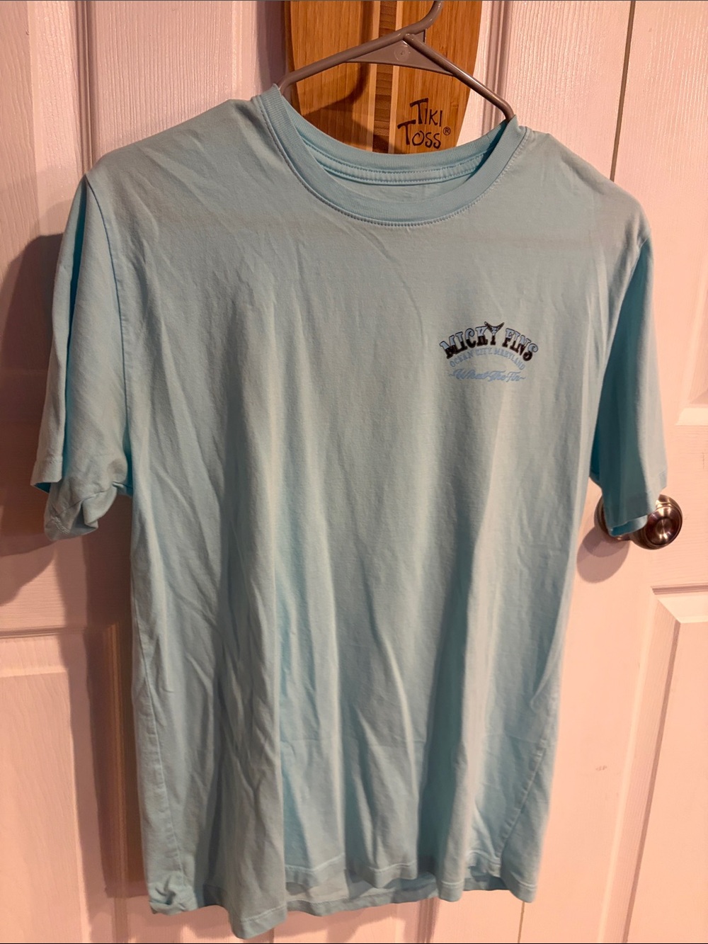 Lucky Brand Light Blue Short Sleeve Crewneck Tee
